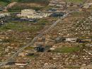 The path of the EF5 tornado, as seen in Joplin, Missouri on Tuesday, May 24. A tornado moved through much of the city Sunday, damaging a hospital and hundreds of homes and businesses and killing at least 117 people. [Charlie Riedel/AP, Photo]
