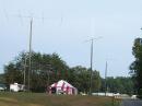 Looking south at the K2BSA tent. [Art Steinke, WB9JKZ, Photo]