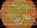 This NASA image compares Solar Cycle 14 (shown in white) with our current cycle, Solar Cycle 24 (shown in blue and red). Dean Pesnell of NASA’s Goddard Space Flight Center is predicting that Solar Cycle 24 will have a "double peak," just as Solar Cycle 14 did in the first decade of the 20th century. Pesnell predicts that Solar Cycle 24 will peak twice -- once in late 2013 and again in 2015. You can watch a video explaining the double peak prediction at http://www.nasa.gov/multimedia/videogallery/index.html?collection_id=15504&media_id=160463731.