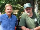 Two of the hardest-working volunteers were Joe Loughlin, KE6PHB (left) and Joe Corones, N6SZO, of San Diego. They set out and monitored transmitters in the field for the two training days and the two competition days. [Joe Moell, K0OV, Photo]