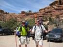 Steve and Guy at the beginning of the three day hike.