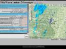 WarnIM serves to give those with or without ham radio access, or those who are in remote areas, an additional means of communication in times of emergencies (such as during severe weather events).  WarnIM may be monitored by media outlets, and the information displayed there may be used by those outlets to promote public safety.  Features include live chat and access to updated radar data directly from the National Weather Service. [Screenshot courtesy of the Central Arkansas UHF Group]
